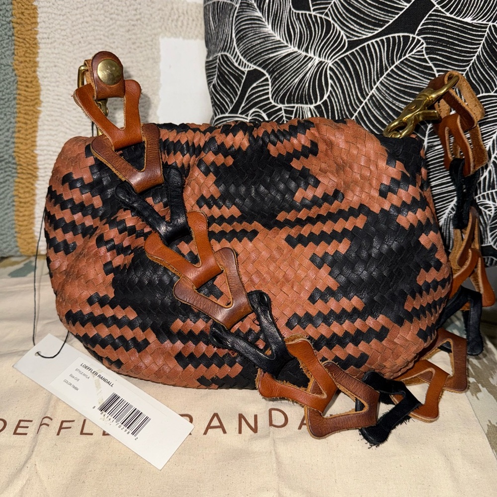 Loeffler Randall Nyla Basketweave Woven Leather Bag similar Parker Thatch Mochi
